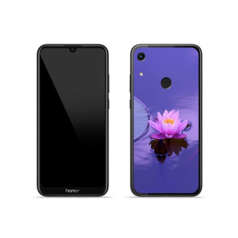 Gélový obal mmCase na mobil Honor 8A - kvet na hladine