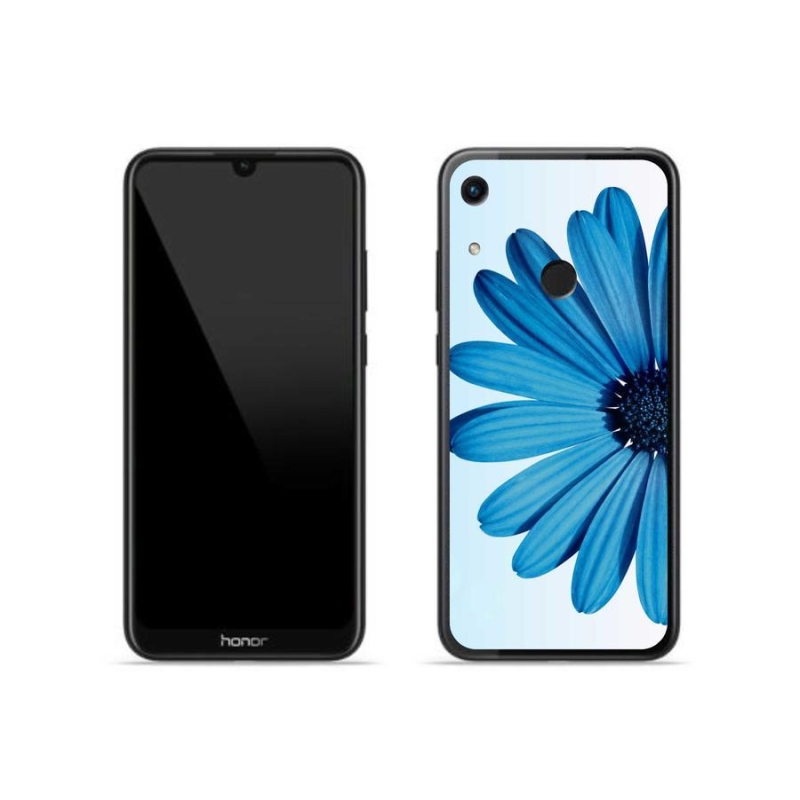 Gélový obal mmCase na mobil Honor 8A - modrá margaréta