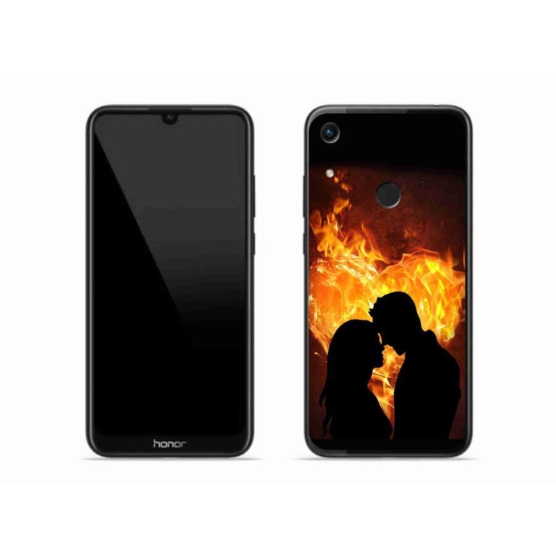 Gélový obal mmCase na mobil Honor 8A - ohnivá láska