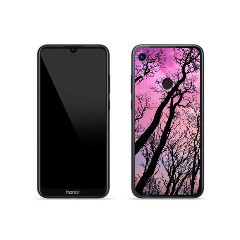 Gélový obal mmCase na mobil Honor 8A - opadané stromy