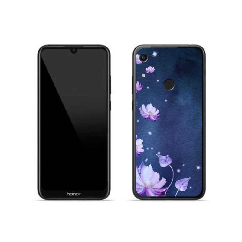 Gélový obal mmCase na mobil Honor 8A - padajúce kvety