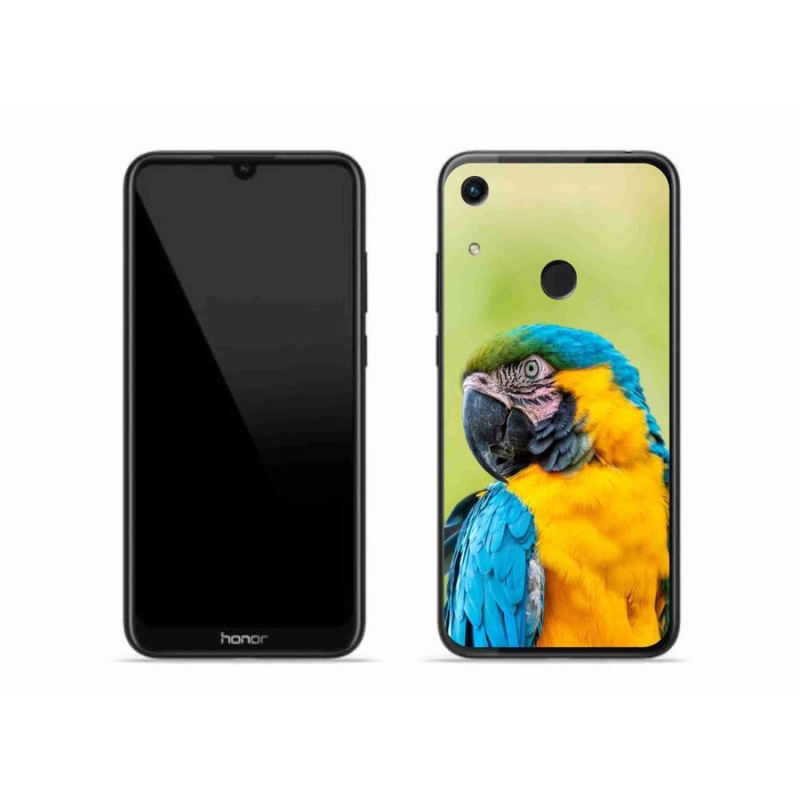 Gélový obal mmCase na mobil Honor 8A - papagáj ara 2