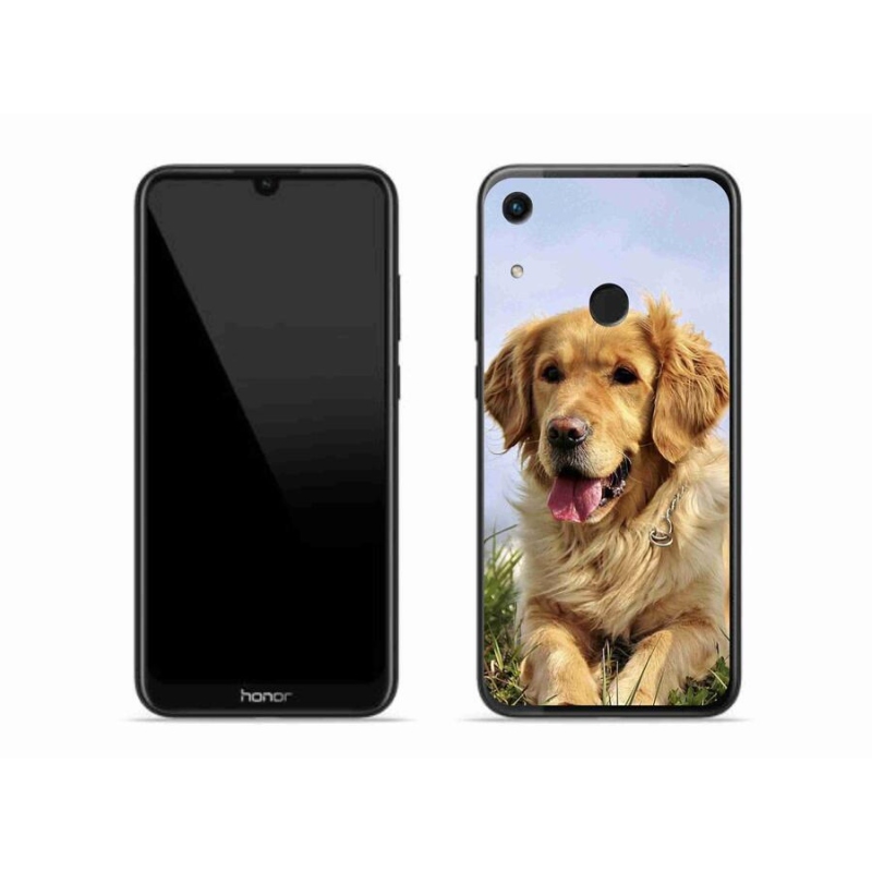 Gélový obal mmCase na mobil Honor 8A - zlatý retriever