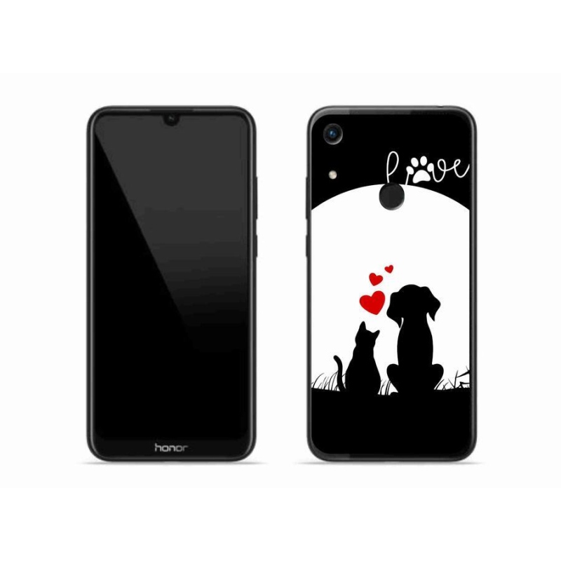 Gélový obal mmCase na mobil Honor 8A - zvieracie láska