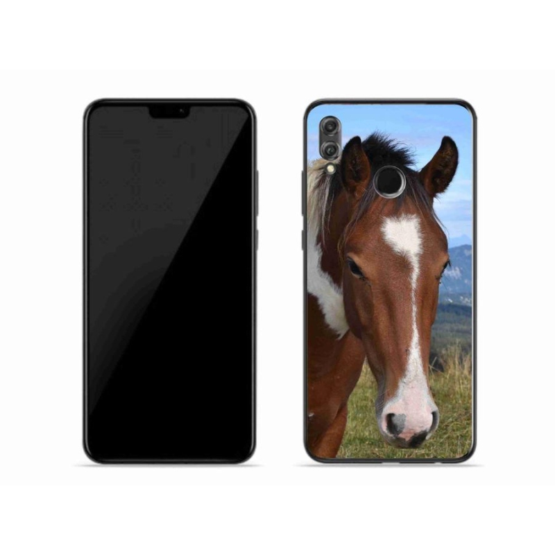 Gélový obal mmCase na mobil Honor 8X - hnedý kôň