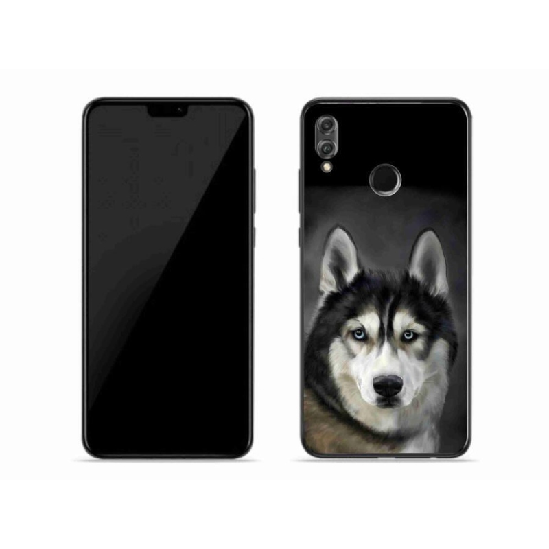 Gélový obal mmCase na mobil Honor 8X - husky