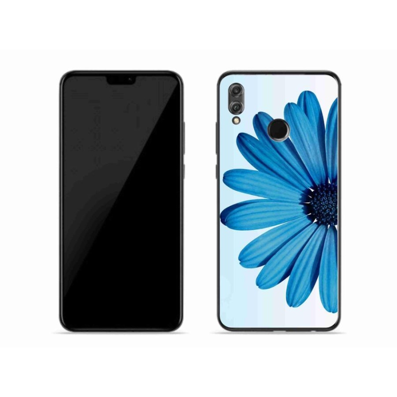 Gélový obal mmCase na mobil Honor 8X - modrá margaréta