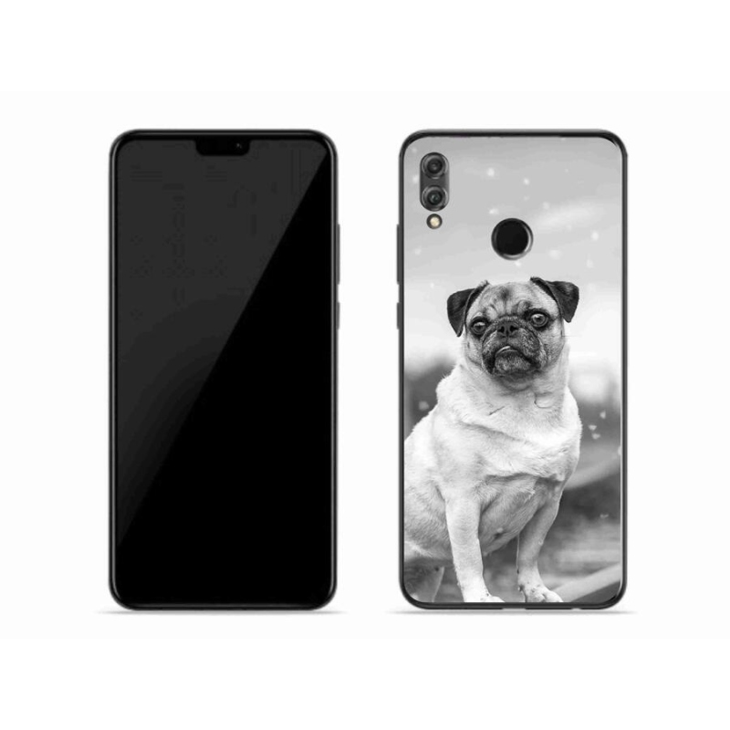 Gélový obal mmCase na mobil Honor 8X - mops