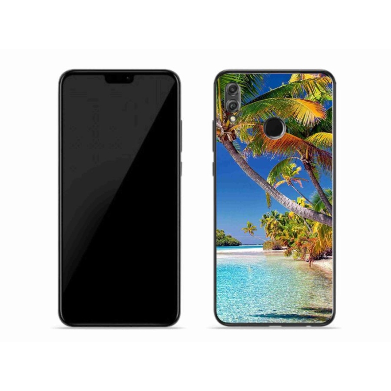 Gélový obal mmCase na mobil Honor 8X - morská pláž