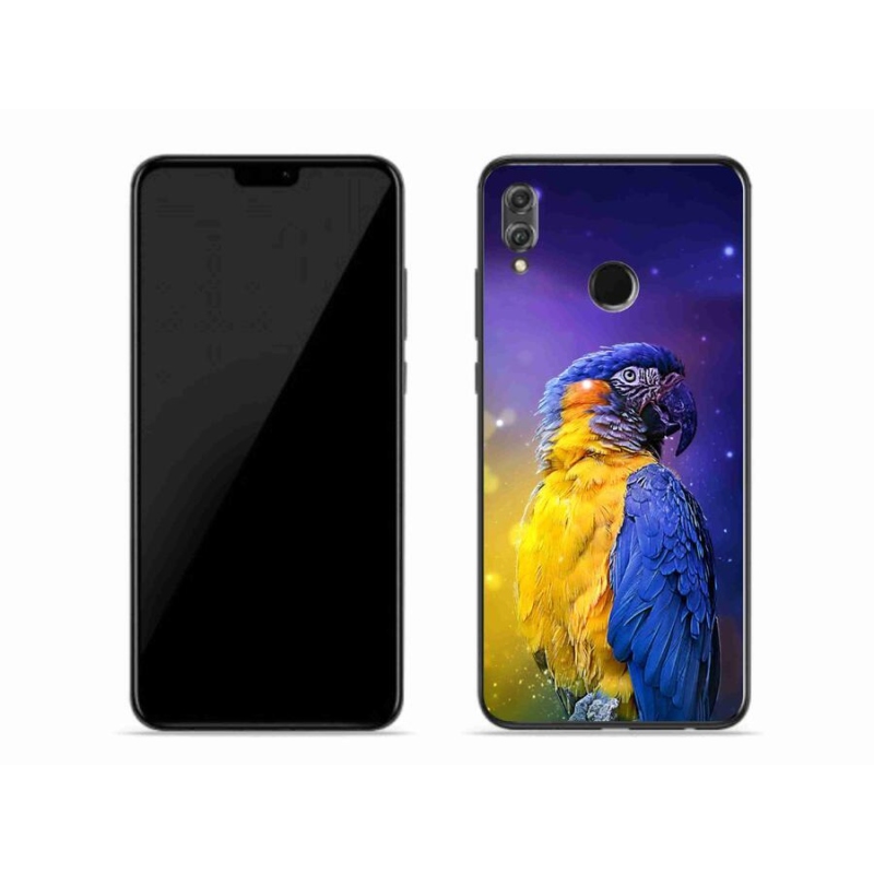 Gélový obal mmCase na mobil Honor 8X - papagáj ara 1