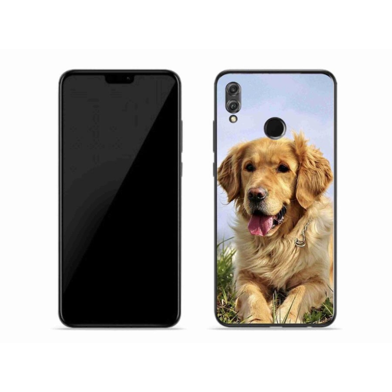 Gélový obal mmCase na mobil Honor 8X - zlatý retriever