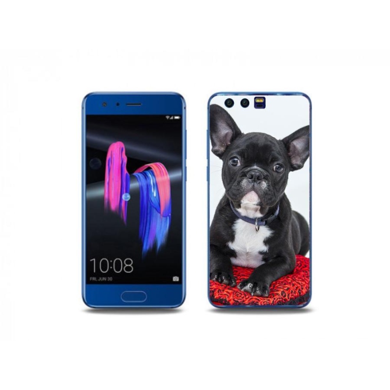 Gélový obal mmCase na mobil Honor 9 - buldog