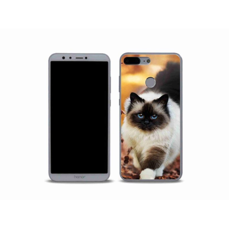 Gelový obal mmCase na mobil Honor 9 Lite - kočka 1