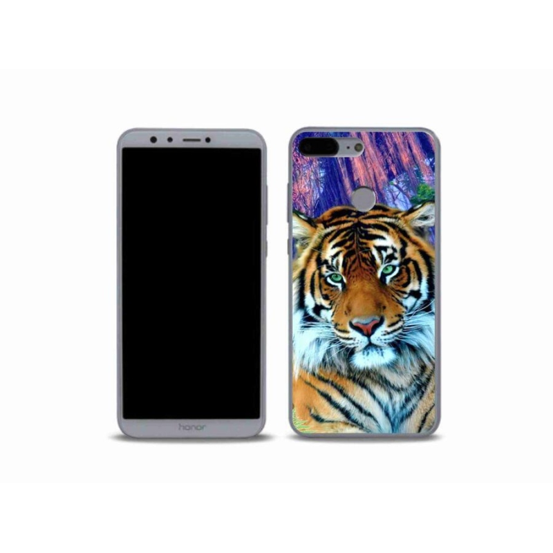 Gelový obal mmCase na mobil Honor 9 Lite - tygr