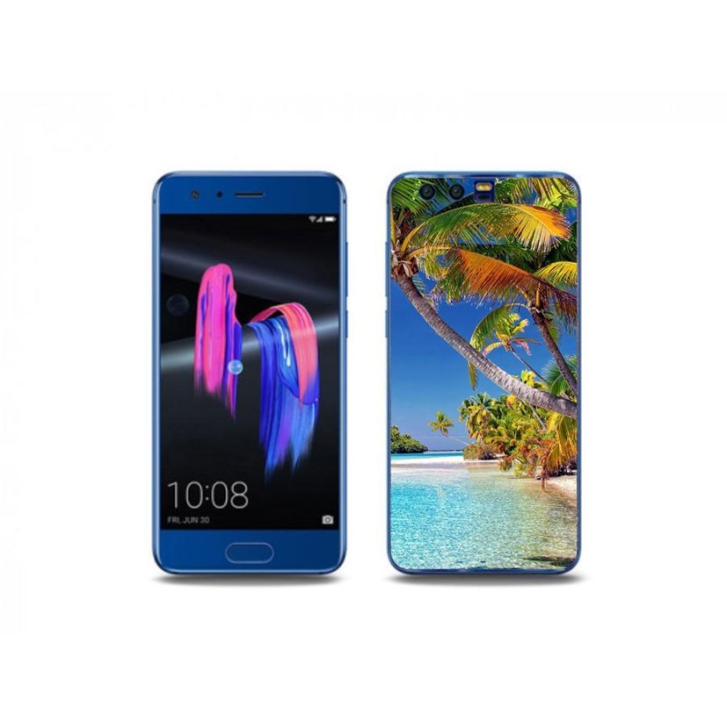 Gélový obal mmCase na mobil Honor 9 - morská pláž