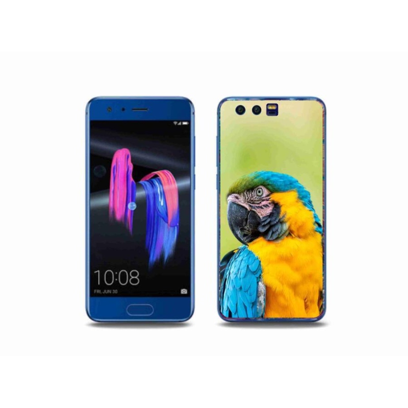 Gélový obal mmCase na mobil Honor 9 - papagáj ara 2