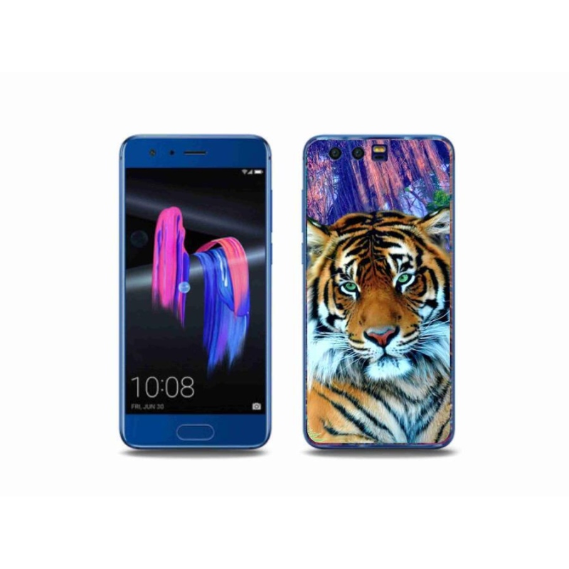 Gélový obal mmCase na mobil Honor 9 - tiger