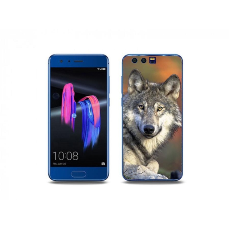 Gélový obal mmCase na mobil Honor 9 - vlk