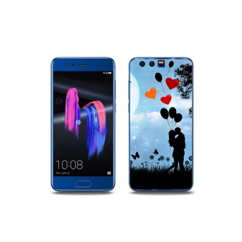 Gélový obal mmCase na mobil Honor 9 - zamilovaný pár