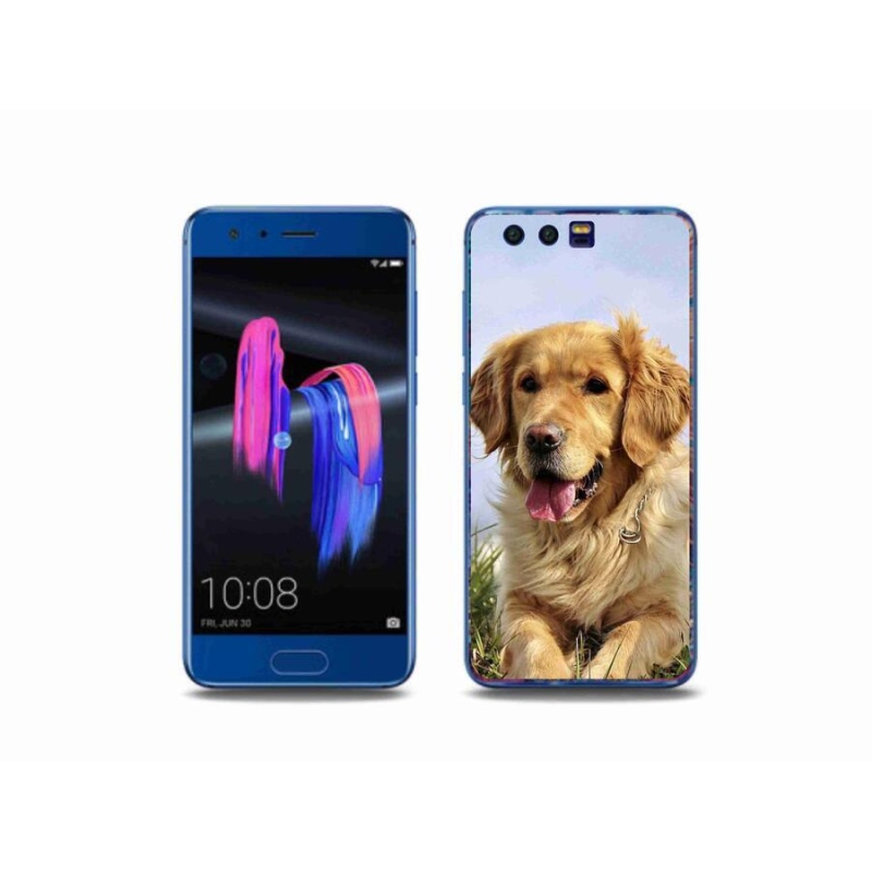 Gélový obal mmCase na mobil Honor 9 - zlatý retriever