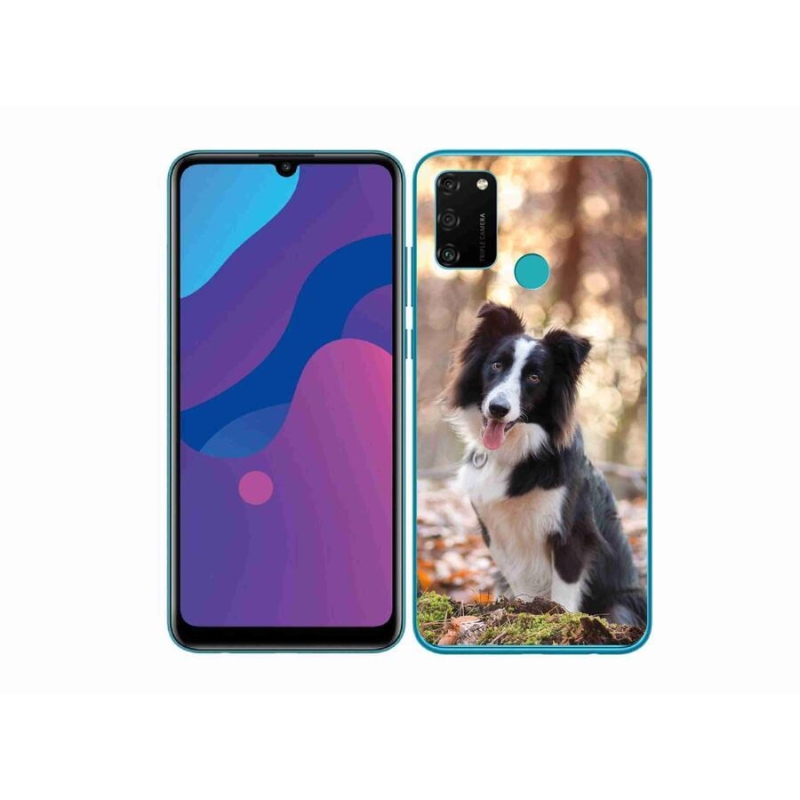 Gélový obal mmCase na mobil Honor 9A - border kólie 1