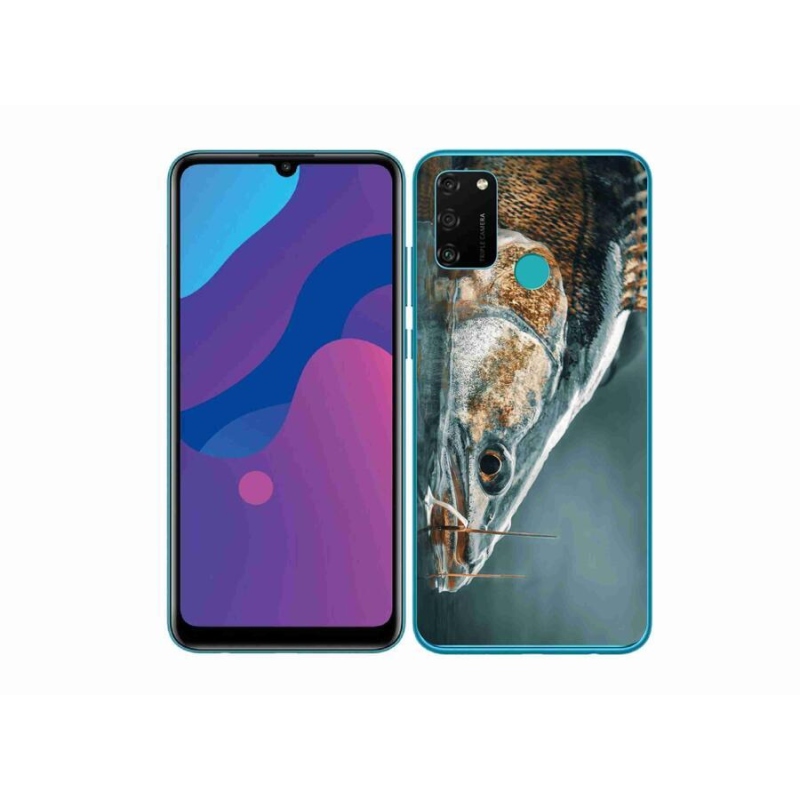 Gélový obal mmCase na mobil Honor 9A - zubáč