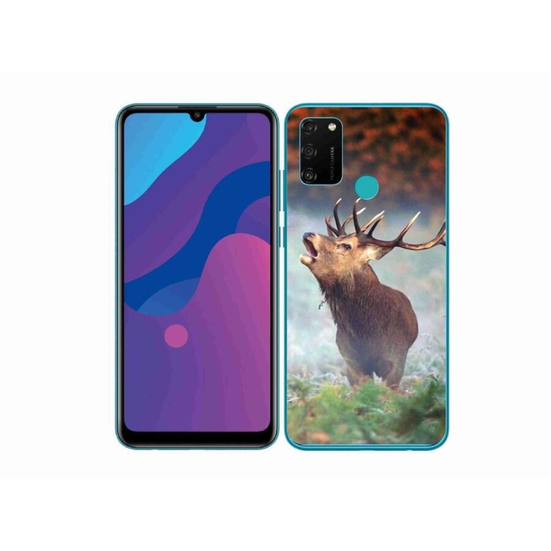 Gélový obal mmCase na mobil Honor 9A - jeleň 2