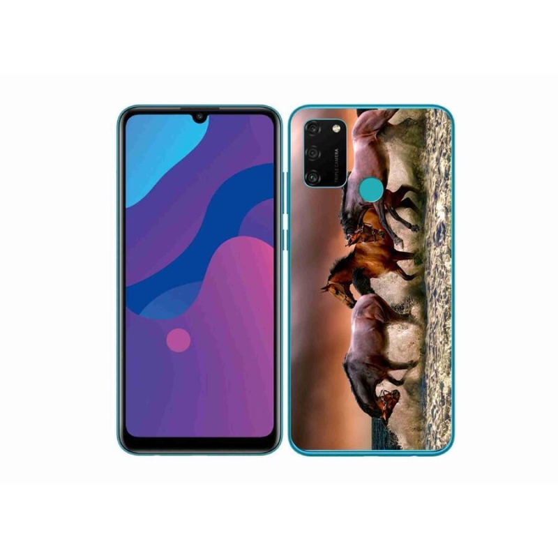 Gélový obal mmCase na mobil Honor 9A - kone 1