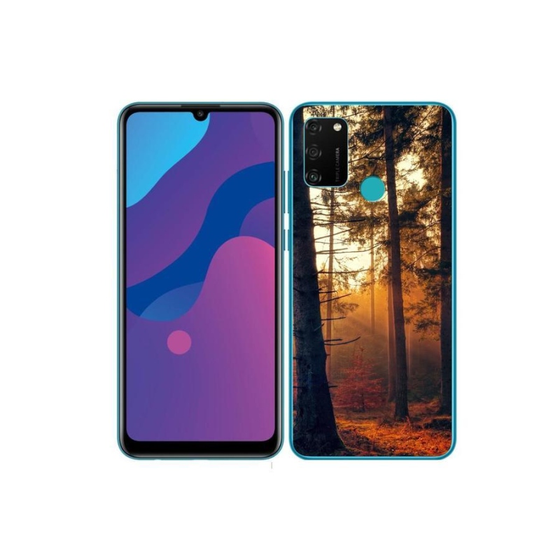 Gélový obal mmCase na mobil Honor 9A - les