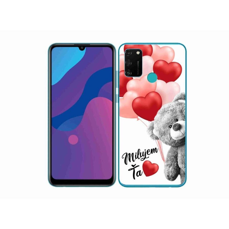 Gélový obal mmCase na mobil Honor 9A - milujem Ťa sk