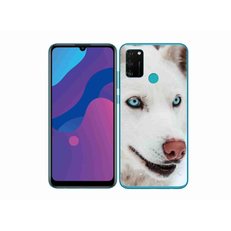 Gélový obal mmCase na mobil Honor 9A - psie pohľad