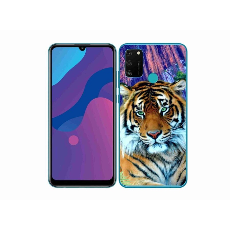 Gélový obal mmCase na mobil Honor 9A - tiger