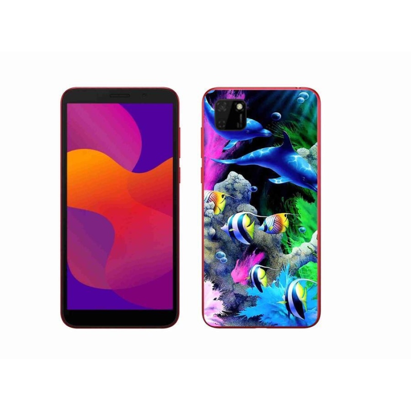 Gélový obal mmCase na mobil Honor 9S - morský svet