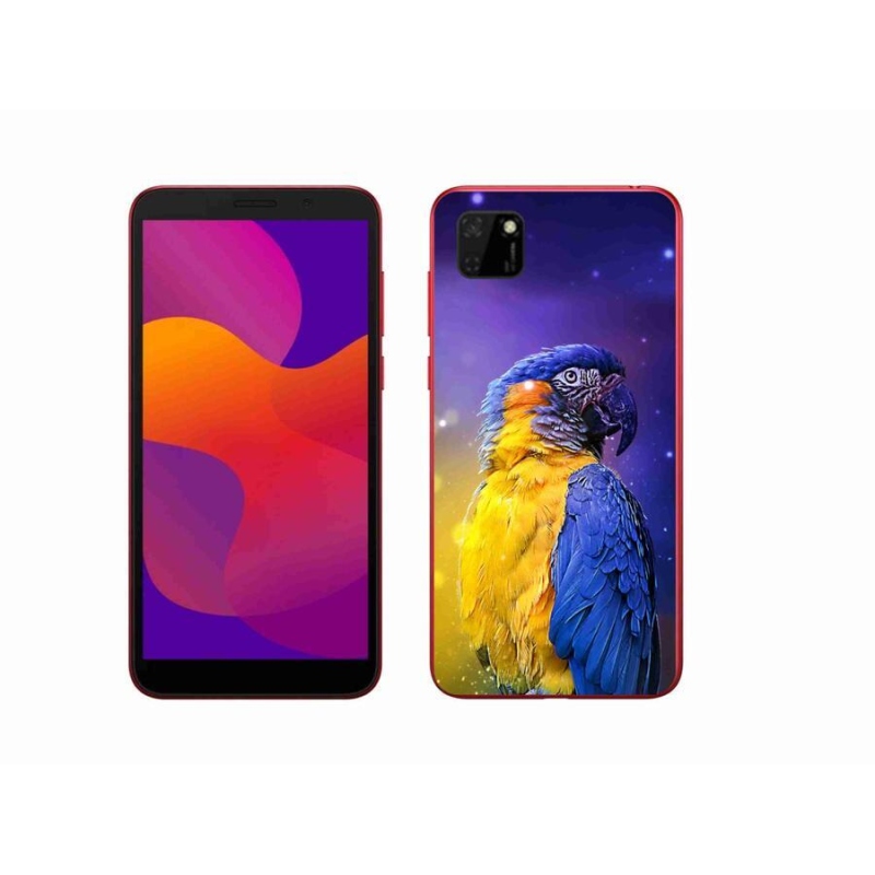 Gélový obal mmCase na mobil Honor 9S - papagáj ara 1