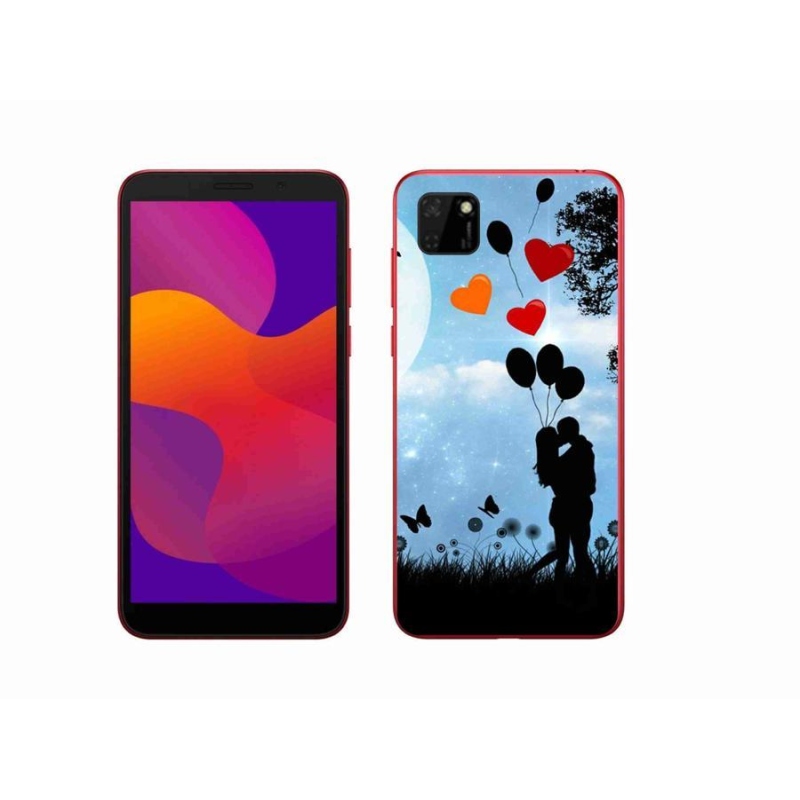 Gélový obal mmCase na mobil Honor 9S - zamilovaný pár