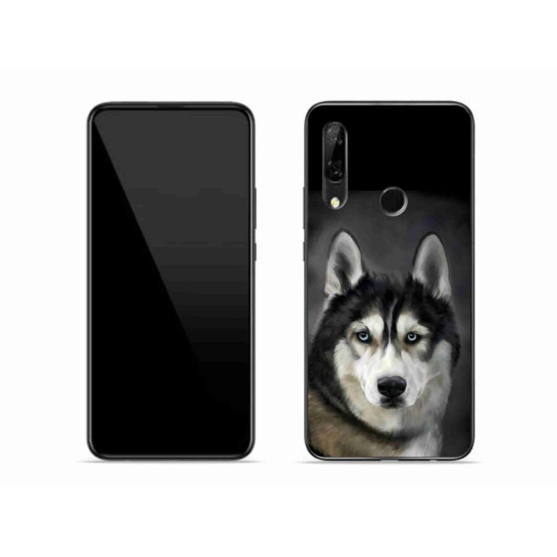 Gélový obal mmCase na mobil Honor 9X - husky