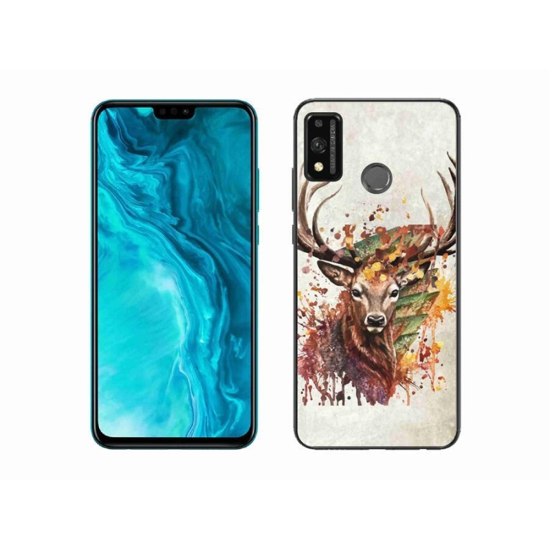 Gélový obal mmCase na mobil Honor 9X Lite - jeleň 1