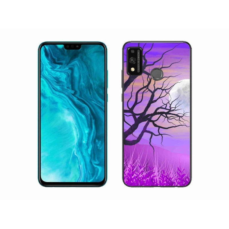 Gélový obal mmCase na mobil Honor 9X Lite - kreslený opadané strom