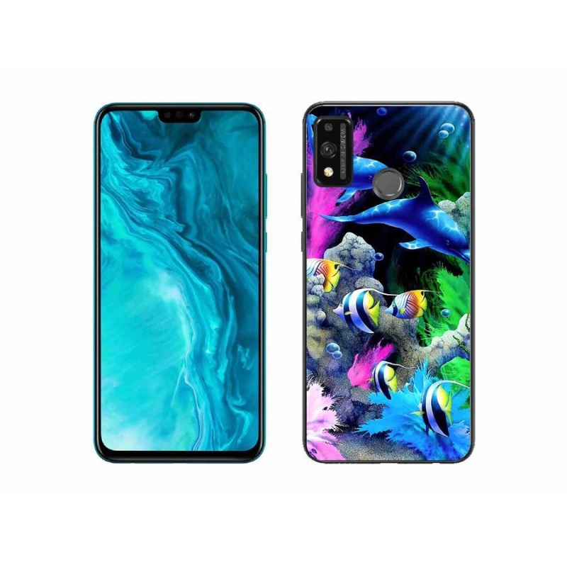 Gélový obal mmCase na mobil Honor 9X Lite - morský svet