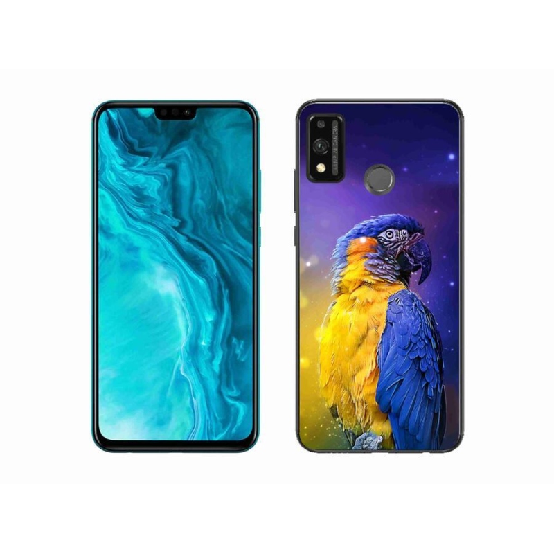 Gélový obal mmCase na mobil Honor 9X Lite - papagáj ara 1