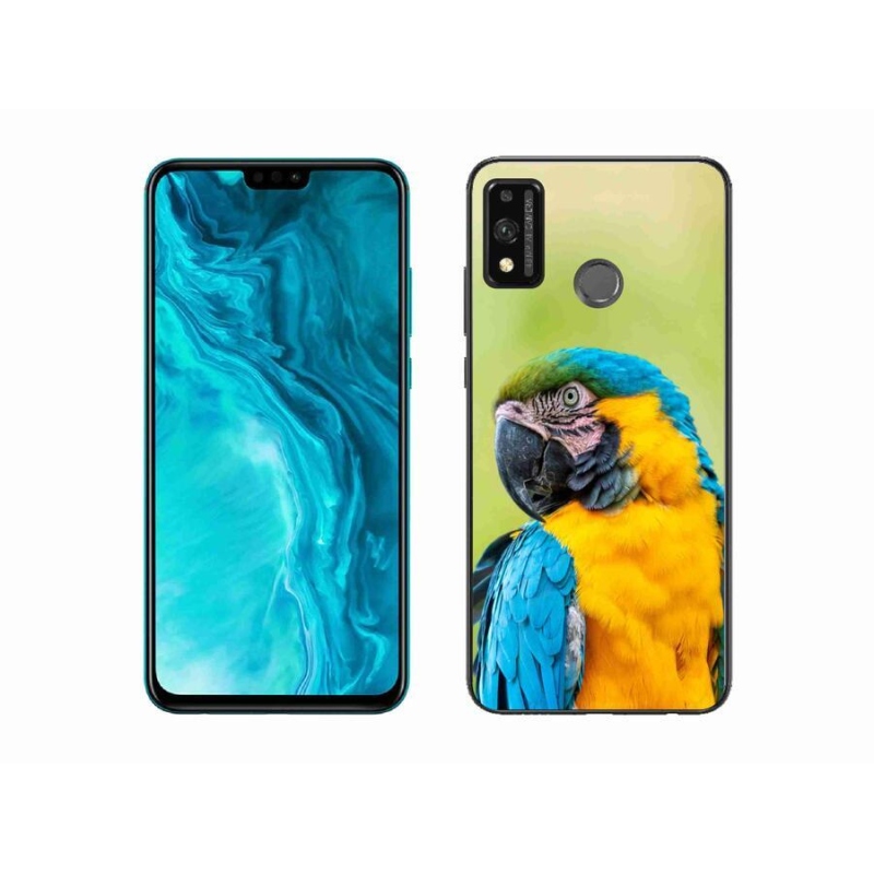 Gélový obal mmCase na mobil Honor 9X Lite - papagáj ara 2