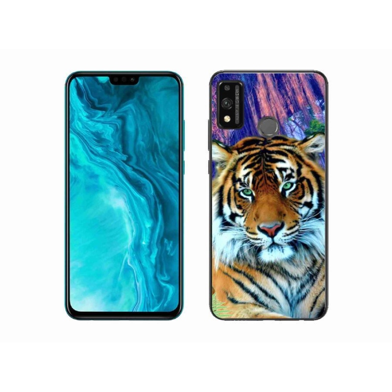 Gélový obal mmCase na mobil Honor 9X Lite - tiger