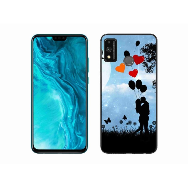 Gélový obal mmCase na mobil Honor 9X Lite - zamilovaný pár