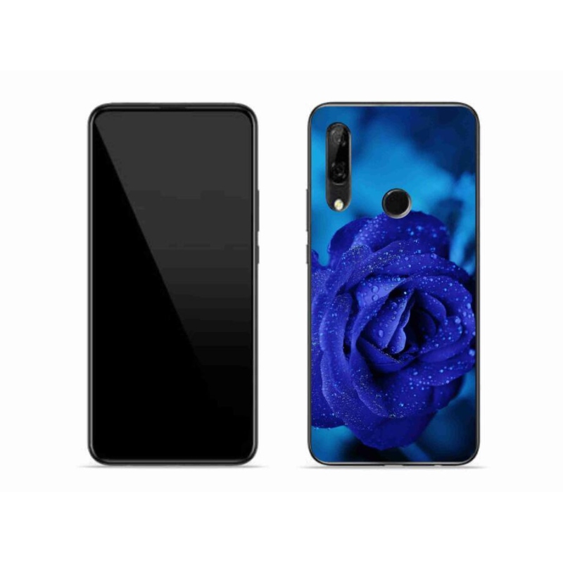 Gélový obal mmCase na mobil Honor 9X - modrá ruža