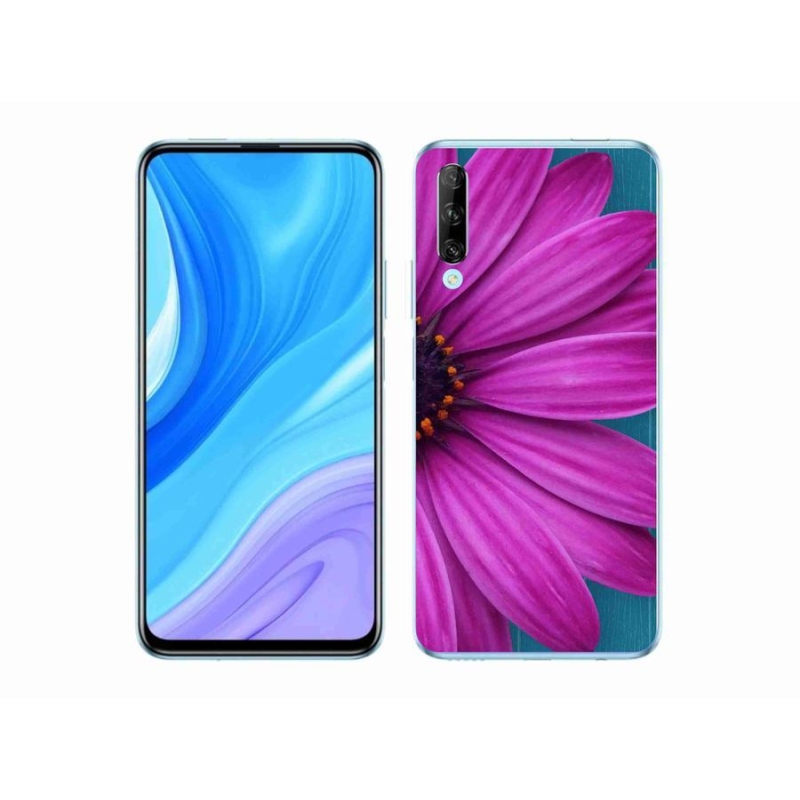 Gélový obal mmCase na mobil Honor 9X Pro - fialová margaréta