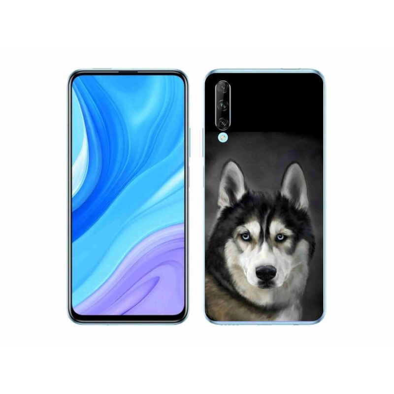 Gélový obal mmCase na mobil Honor 9X Pro - husky