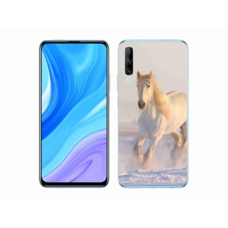 Gélový obal mmCase na mobil Honor 9X Pro - kôň v snehu