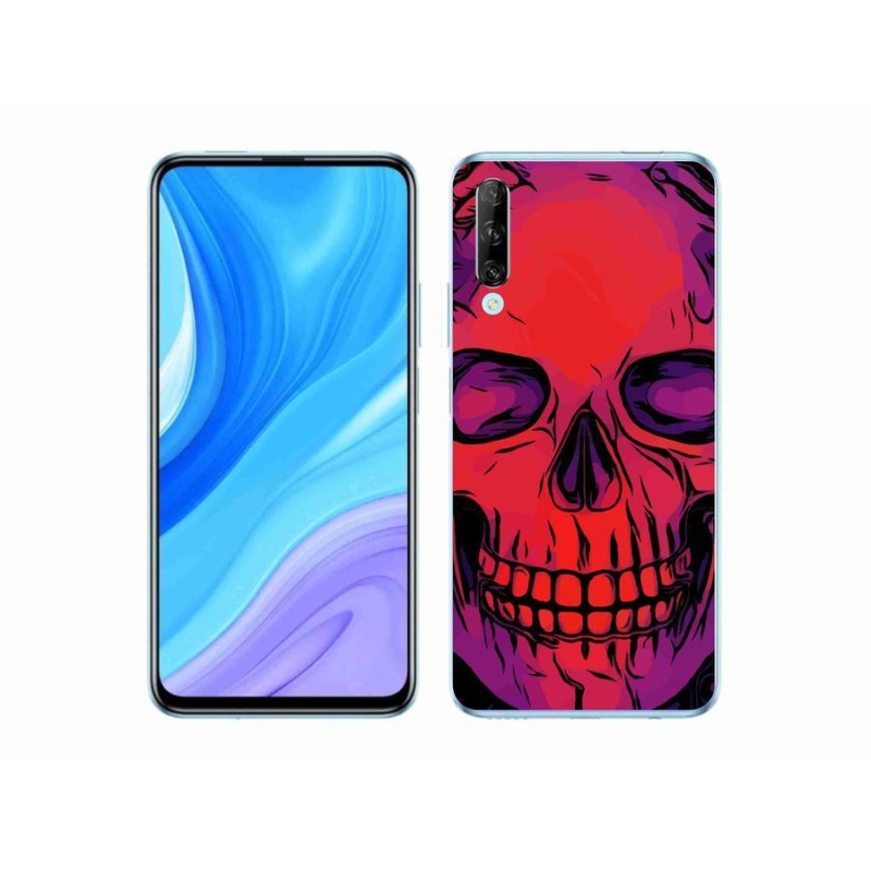 Gélový obal mmCase na mobil Honor 9X Pro - lebka