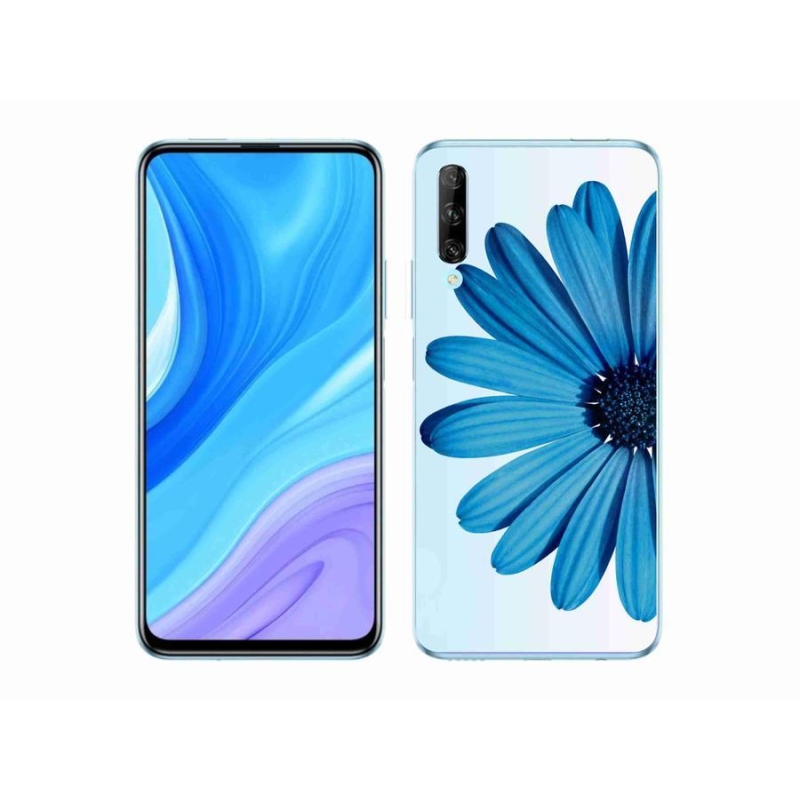 Gélový obal mmCase na mobil Honor 9X Pro - modrá margaréta