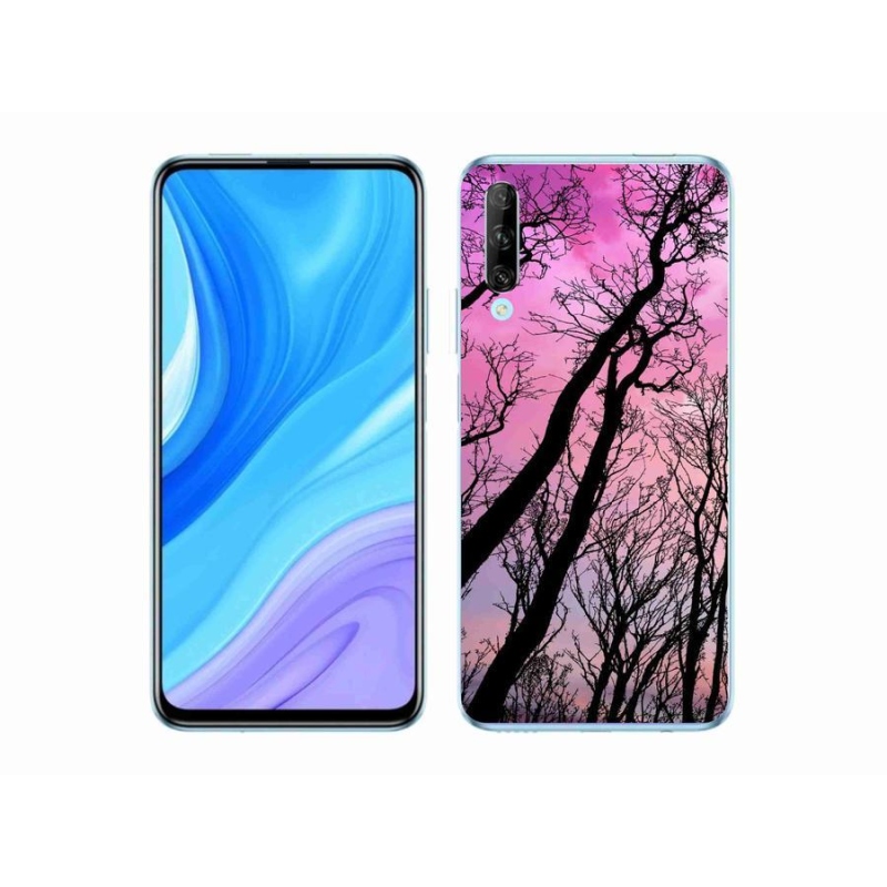 Gélový obal mmCase na mobil Honor 9X Pro - opadané stromy